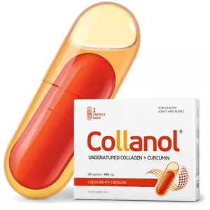 Collanol Kollagen Kapsel gesunde Gelenke & Knochen unterstützt Muskelaktivität 20 Kappen - Bild 1 von 4