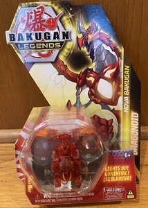Figura Bakugan Legends Nova Dragonoid Pyres Lights Up Red Battle League 2022 - Imagen 1 de 4