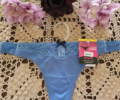 Tanga M/6 MAIDENFORM SeXy Encaje Confort Devoción Invisible Confort 40149 ~NUEVA CON ETIQUETAS Foto 1 de 4