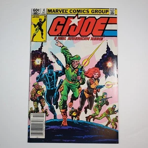Marvel Comics G.I. Joe: A Real American Hero #4 Newsstand VF 1982 1st Print - Picture 1 of 8