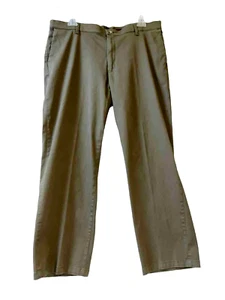 Vestido Lee Para Hombre Calce Personalizado Informal Marrón Pantalones Tiro Medio Recto 40"X30" - Imagen 1 de 5