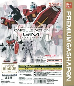 Gundam Cápsula Figuras de Acción GM Bandai Modelo Kit Premium Gashapon Set de 2 - Imagen 1 de 4