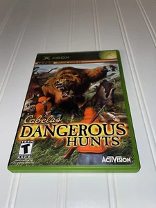 Cabela's Dangerous Hunts (Microsoft Xbox, 2003) completo con manuale - Foto 1 di 4