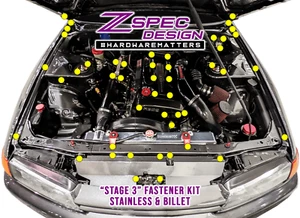 Kit de sujetador de vestir ZSPEC ""Etapa 3" para Skyline GT-R/GTR R32/R33/R34 - Imagen 1 de 39