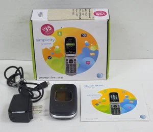 Pantech Breeze III P2030/Gray and Silver (AT&T) Cellular Flip Phone (Working) - Picture 1 of 4