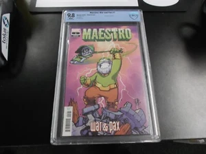 Cubierta Variante Scottie Young Marvel Maestro War and Pax #1 CBCS Grado 9.8 - Imagen 1 de 3