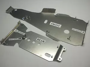 Yamaha Big Bear 400 IRS 07-12 Full Belly Skid Plate 2pc - Picture 1 of 2
