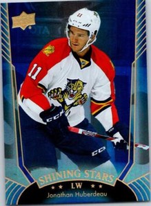 JONATHAN HUBERDEAU 2016-17 Upper Deck Shining Stars Blue #38 ($0.75 MAX SHIP)