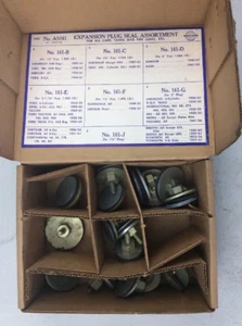Champ-Items, Inc. No. AS161 Expansion Plug Seal Assortment Vintage Cars, Tanks - Picture 1 of 8