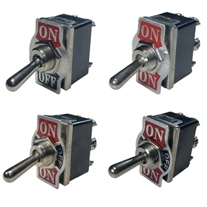 Interruttore automatico basculante pulsante interruttore metallo 250V 2 poli - Foto 1 di 13