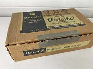 Vtg ELECTROLUX Genuine Self-Sealing Disposable Filter Bags Package 6 with box - Picture 1 of 4