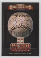 2013 Panini Cooperstown Collection Museum Pieces Mickey Mantle #11 HOF