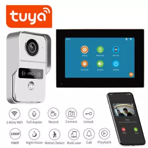 TUYA FUNK VIDEO TÜRSPRECHANLAGE KABELLOSE DRAHTLOS TÜRKLINGEL TOUCHSCREEN - Bild 1 von 15
