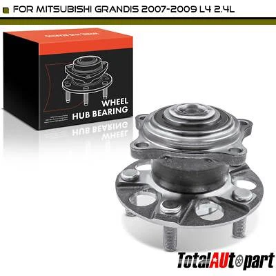 Conjunto de cojinete de cubo de rueda de 2 piezas para Mitsubishi Grandis 07-09 L4 2,4 L trasero diestro y derecho Foto 1 de 4