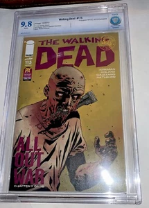 WALKING DEAD #115 CBCS 9.8 NEW YORK COMIC CON EXCLUSIVE NYCC VARIANT RARE - Picture 1 of 7