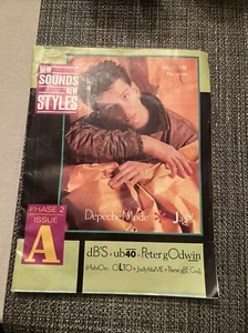 New Sounds New Styles Mag March 1982 Depeche Mode W/ UNPLAYED RECORD Rare - Picture 1 of 7
