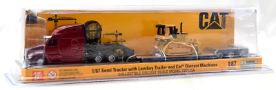 Remolque tractor Diecast Masters Peterbilt 579 y topadora CAT D5M modelo 1:87 84419 Foto 1 de 3