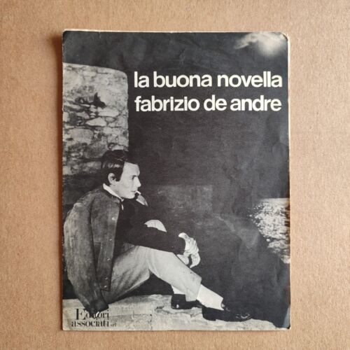 Rarissimo opuscolo testi La buona novella Fabrizio De Andrè Ed.Associati 1971