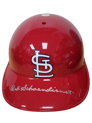 Casco Red Schoendienst Autografiado Cardenales de San Luis PSA/DNA Auténtico Certificado de Autenticidad Foto 1 de 4