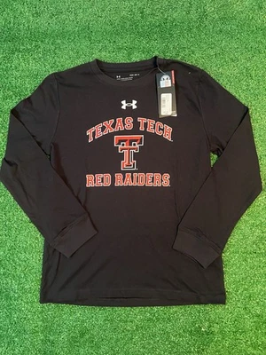 Under Armour Texas Tech Jersey Style Long Sleeve Youth Size Large - Image 1 of 4