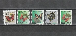 MALAWI, 2025, MARIPOSAS, O/P, 5v.  MNH, ¡NUEVO! - Imagen 1 de 1