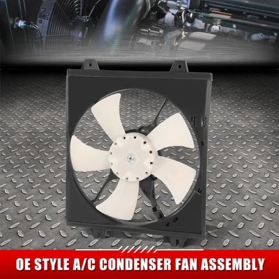 Conjunto de ventilador de radiador de refrigeración individual blanco estilo OE Mitsubishi Galant 94-98 Foto 1 de 4