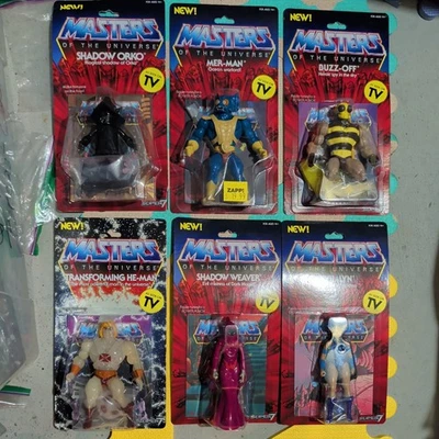 Lote Super7 Masters The Universe Vintage transformando He-Man merman orko evil lyn - Imagem 1 de 4