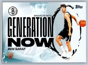 2025-26 Topps - Generation Now - Ben Saraf #GN-26 (RC) - Bild 1 von 2