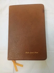 KJV HOLY BIBLE Vintage CALFSKIN LINED Jesus Christ Latter Day Saints INDEXED - Picture 1 of 24