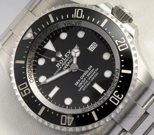 Rolex Deepsea Sea-Dweller 126660 Stainless Steel 44mm Ceramic Bezel Black Dial - Picture 1 of 7