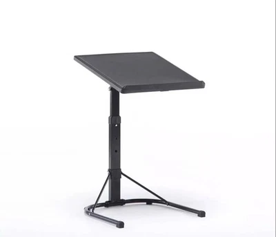 Peakform Adjustable Height Folding Tray Table Black - Image 1 of 4