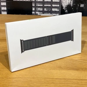 🟢 Apple Watch Ultra Strap 49mm Dark Green Alpine Loop Black Titanium S Original - Zdjęcie 1 z 20