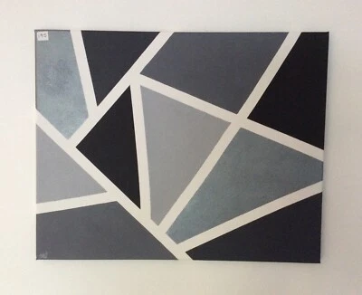 Arte moderno llamativo de pintura acrílica #195 50x40 cm en caja lienzo de StarkArt2020 Foto 1 de 4