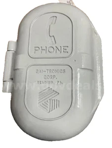Hubbell GAI-Tronics Tough Phone Series Public Access Auto Dial Phone 226-001 - Picture 1 of 3