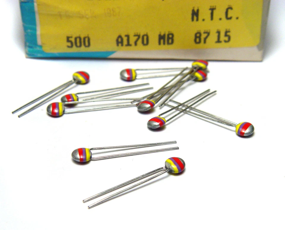 10x Philips NTC / Thermo-Widerstand / Temperaturfühler, A170 MB, 4.7 kOhm, NOS - Image 1 of 1