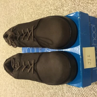 Jumping Jacks School 605913TD Tommy Brown Boys Suede Shoes 5.5W US 37 EU - Image 1 of 2