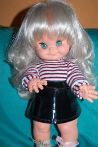 RARA BAMBOLA MARIANNINA O MINU FURGA VINTAGE ITALIAN DOLL ANNI 60 CM 38 - Foto 1 di 15