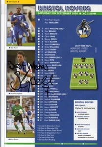 Stuart Campbell - Bristol R - Signiertes Programm - Echtheitszertifikat (32564) - Bild 1 von 1