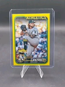 Serie Actualización Topps 2024 Amarillo Paralelo Joey Estes Novato #US130 Oakland A's - Imagen 1 de 2
