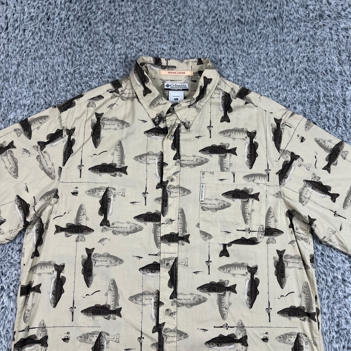 Columbia RIVER LODGE ネルシャツ XXL Columbia Sportswear River Lodge XXL mens shirt multicolor