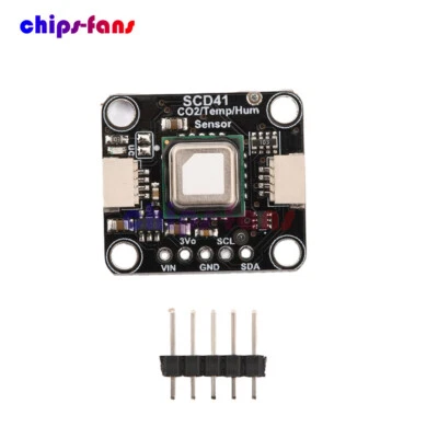 SCD40 SCD41 CO2 Gas Sensor Temperature Humidity Sensor Module I2C communication - Image 1 of 4