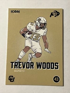 2023 ONIT Athlete Trevor Woods ICON Insert Colorado Buffaloes Insert #43 - Picture 1 of 2