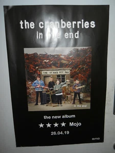 THE CRANBERRIES IN THE END RARE 2019 PROMO POSTER 20" x 28" APPROX - Picture 1 of 1