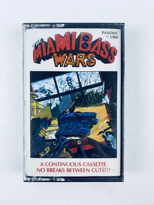 The Miami Bass Wars Cassette Tape 1988 Electronic Hip Hop OG USA Pandisc OOP NEW - Image 1 of 3