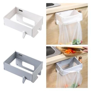 Foldable Trash Bag Holder Hanging Trash Holder for Doors Cupboards Household - Picture 1 of 14