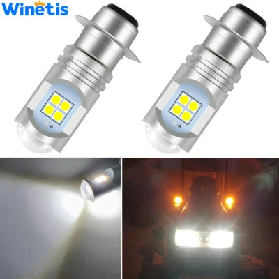 2 Bombillas LED faros súper brillantes para Honda FL350R Odyssey 1985 reemplazo A-3603BP Foto 1 de 4