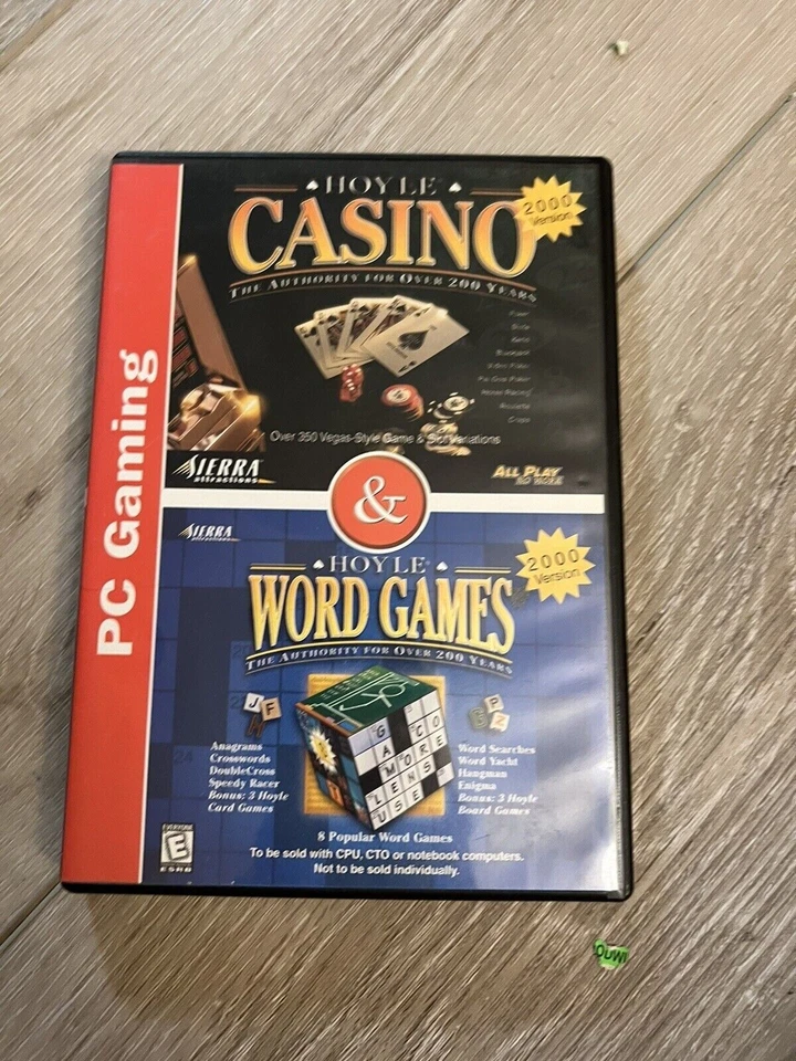 Hoyle Casino Versión 2000/Hoyle Word Games Versión 2000 PC 2 Juegos CD ROM Foto 1 de 1