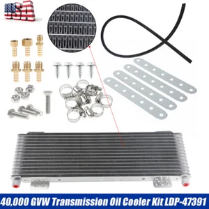 40K Transmission Oil Cooler LPD47391 W/ Thermal Bypass Valve (LPD47391) 40000GVW - Picture 1 of 14