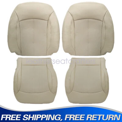 Driver & Passenger Leather Seat Cover Cashmere Tan For Buick LaCrosse 2010-2013 Foto 1 de 4