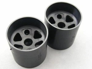 Vintage Original 1990 Tamiya 58088 Mercedes Benz C11 REAR Black Wheels NEW MINT! - Picture 1 of 4